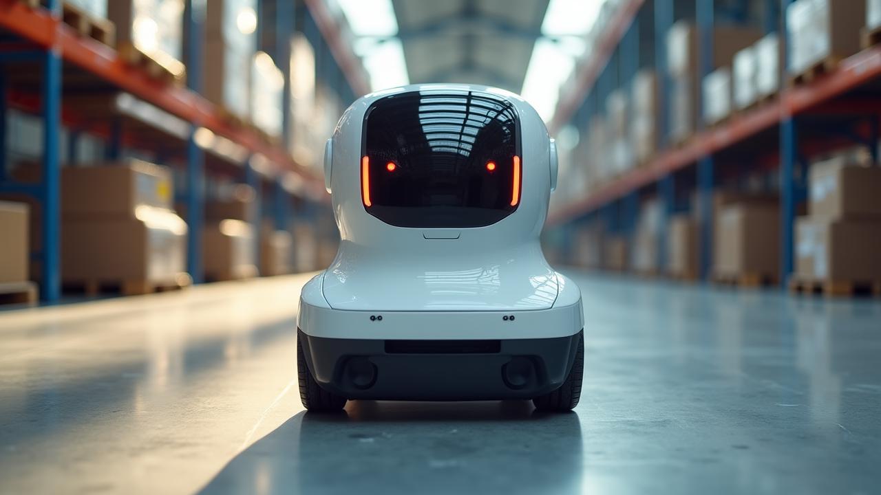 Autonomous robotic assistant operating in a modern Toronto warehouse facility